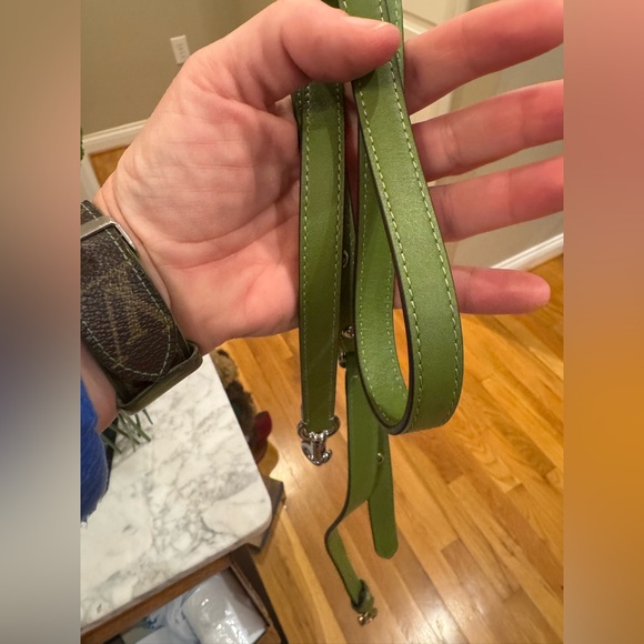 Coach - 1964 Re-Edition Fringe Bag - NWT Lime Green with Crossbody & Top Strap - Picture 12 of 13